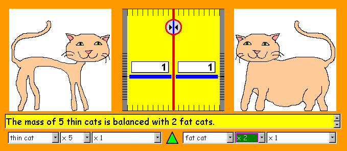 nummolt / mathcats balance. To play with fractions and rational numbers